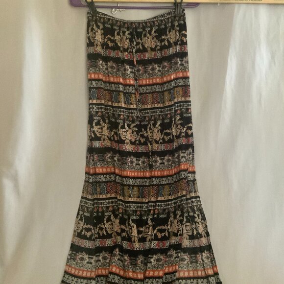 Poetry Boho Slit Maxi Skirt Women's SM - Picture 1 of 5